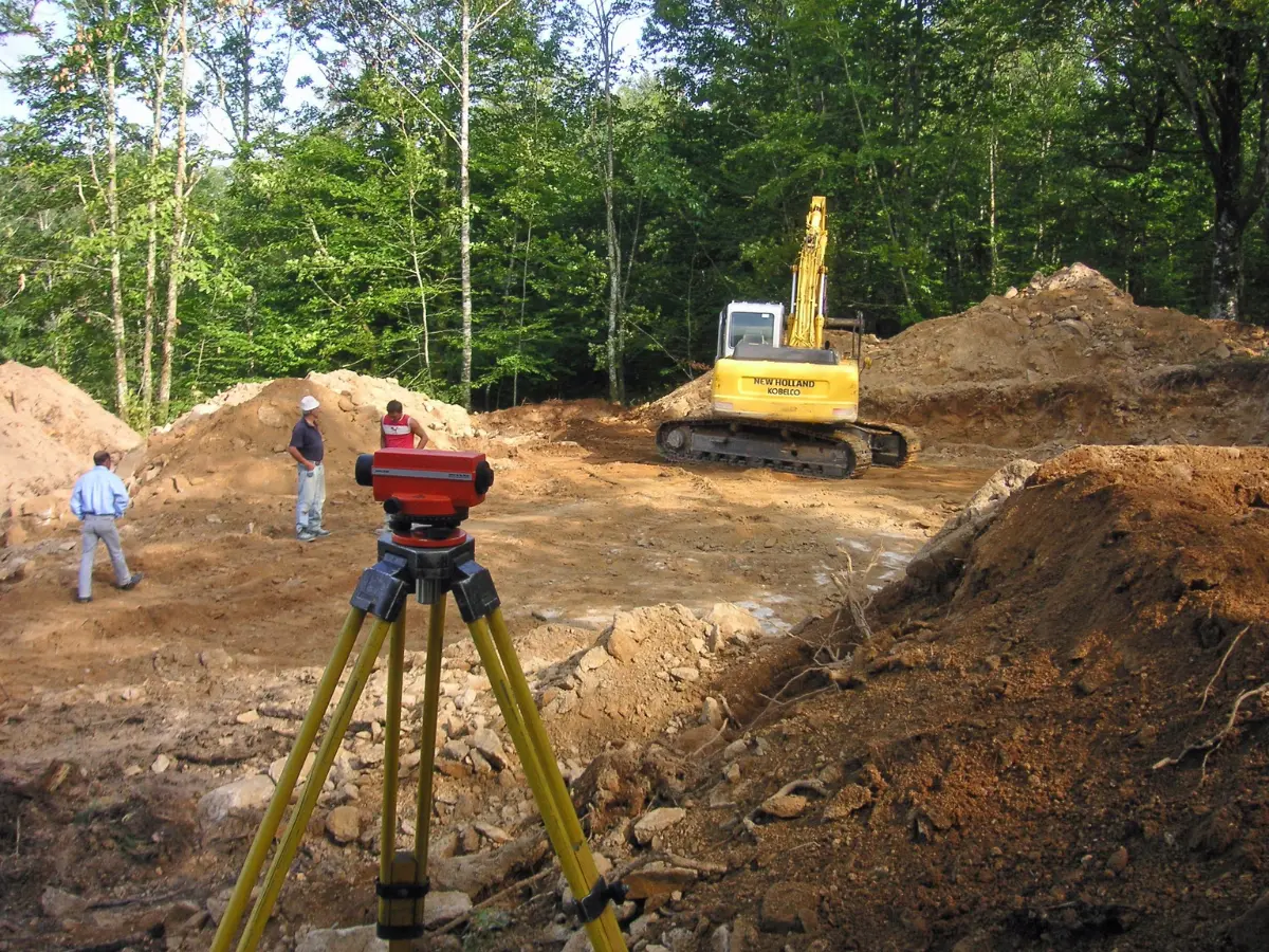 Ecological Survey Aberdeen. Equipment in the field for the survey